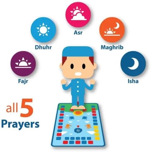 Educational Islamic Prayer Mat - dunexemporium online store